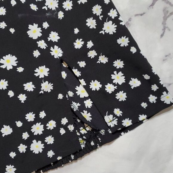 Princess Polly Adrianna Black Daisy Mini Dress - Picture 2 of 7